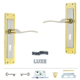 M7C20 - 3 Lever Lockset Fire Star 8"